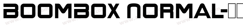 BoomBox Normal字体转换